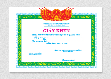 Giấy khen,
